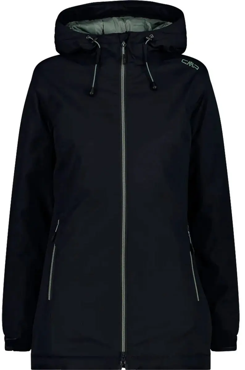 CMP Long Fix Hood Dames Ripstop Hoodie - Anthracite/Mineral - afbeelding 4 van 4