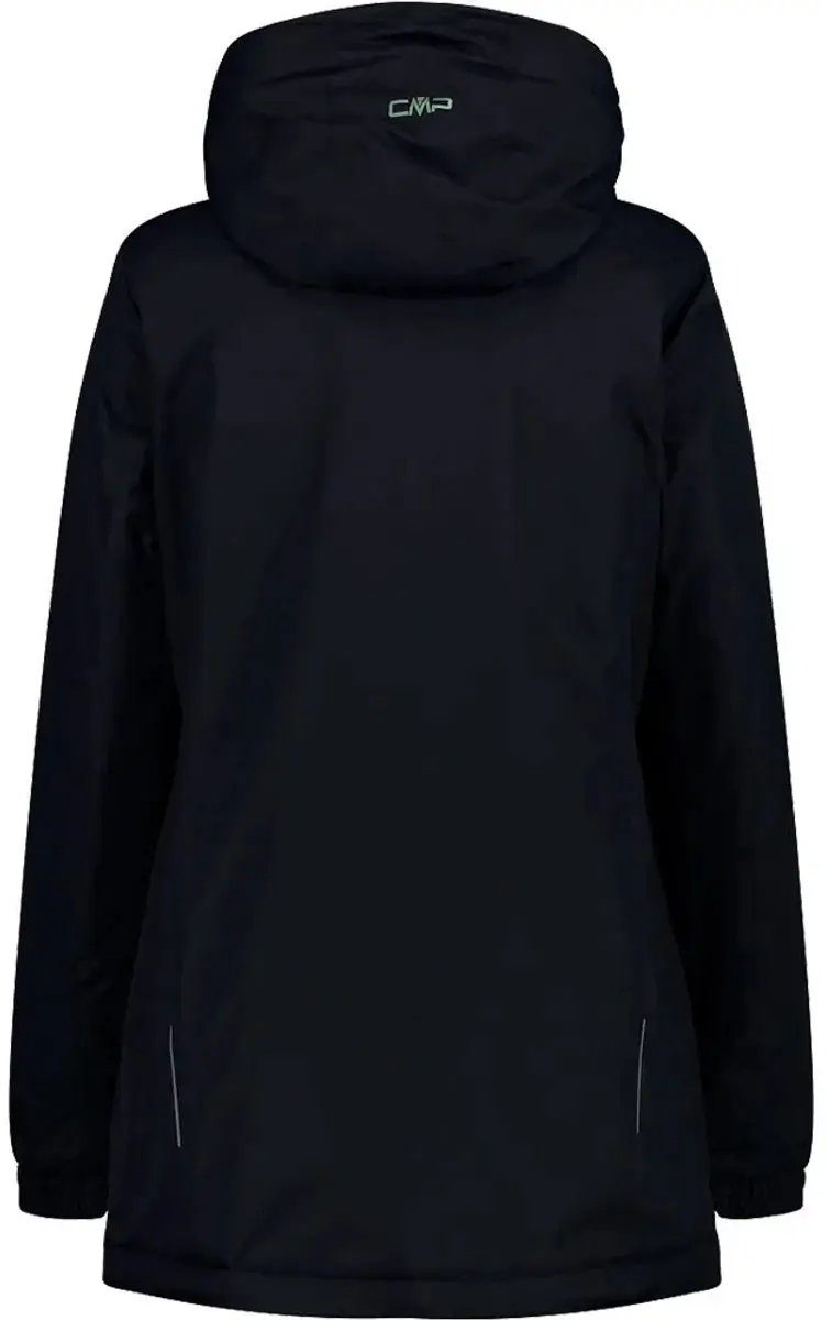 CMP Long Fix Hood Dames Ripstop Hoodie - Anthracite/Mineral - afbeelding 3 van 4