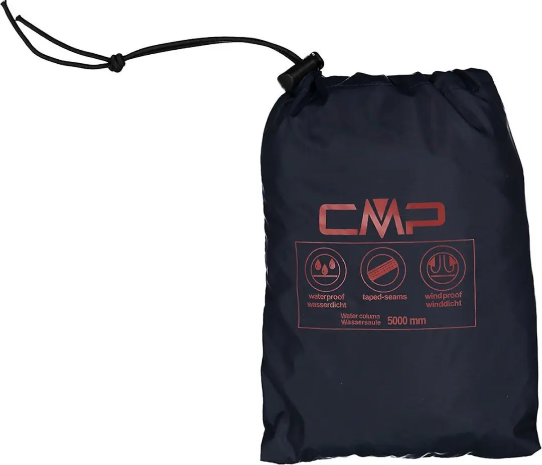 CMP Rain Fix Hood Waterdichte Jas Heren - Blauw, L - afbeelding 2 van 2