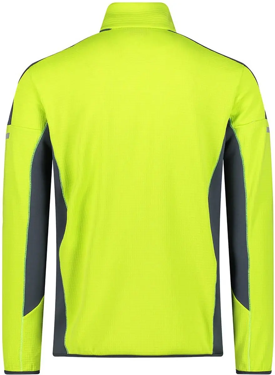 CMP Sweat Fleece met Halve Rits - 4XL - Acido - afbeelding 2 van 3