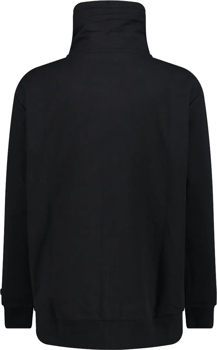 CMP Dames Sweatshirt met Volledige Rits - Zwart - afbeelding 2 van 4