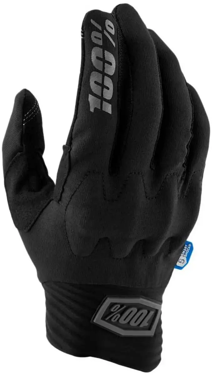 100percent Cognito Smart Shock Handschoenen - Zwart - afbeelding 2 van 2