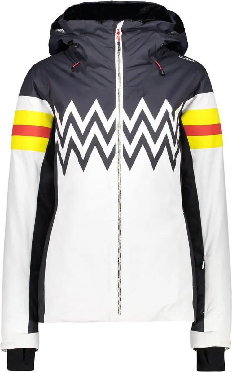 Cmp Fix Hood 30w0776 Jas Wit,Grijs XL Vrouw
