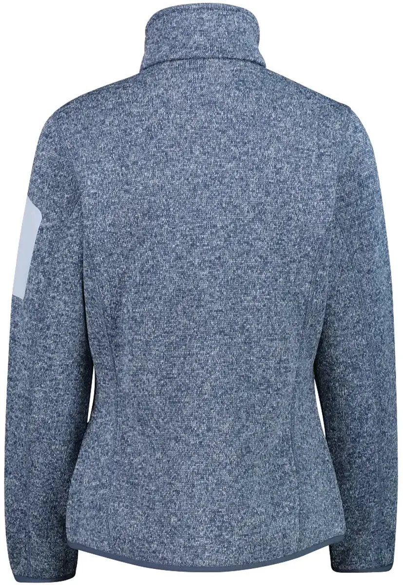 CMP Damesfleece Knit Tech - Space-Sky Blue - afbeelding 2 van 2