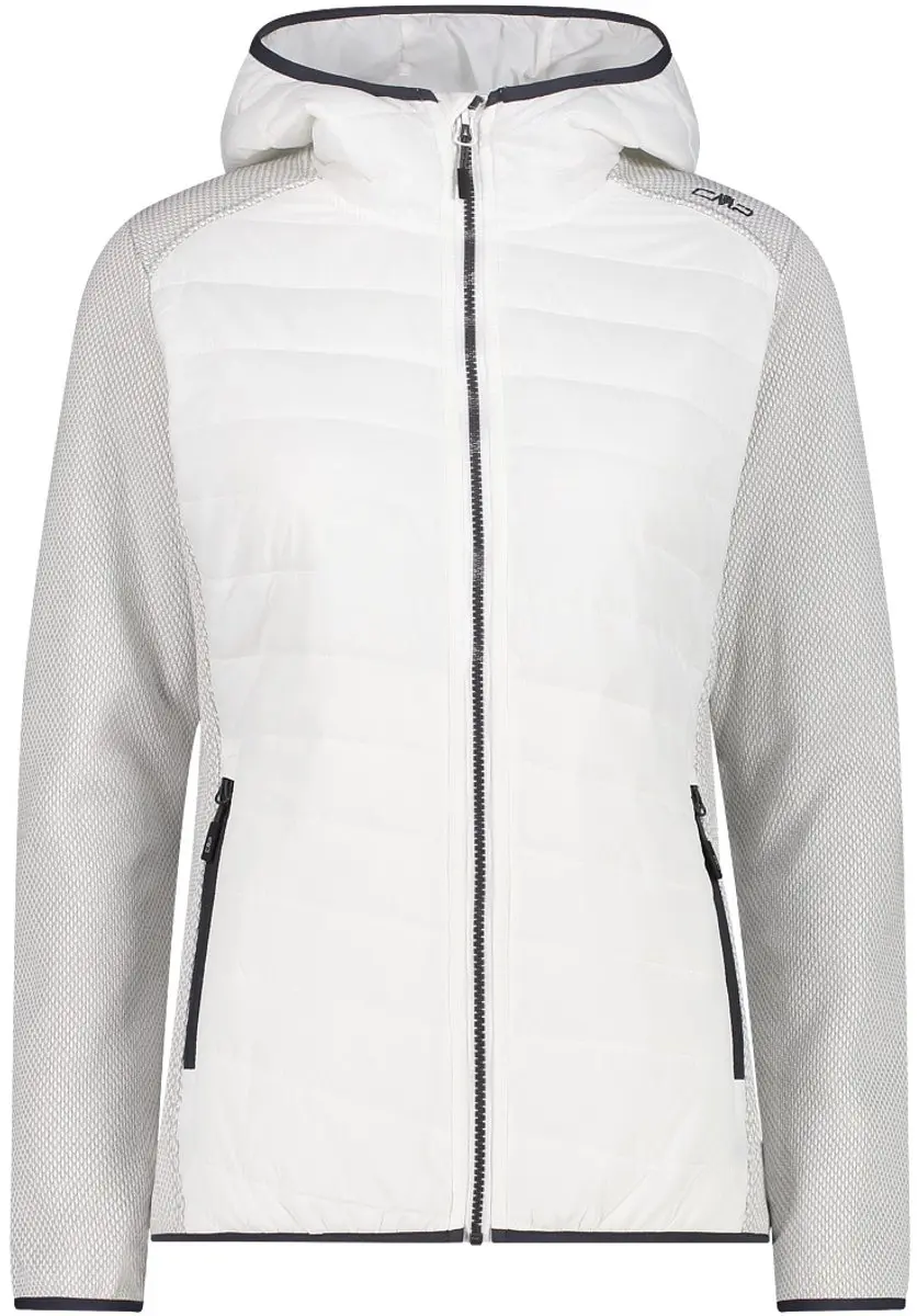 CMP Fix Hood Softshelljack Dames Wit