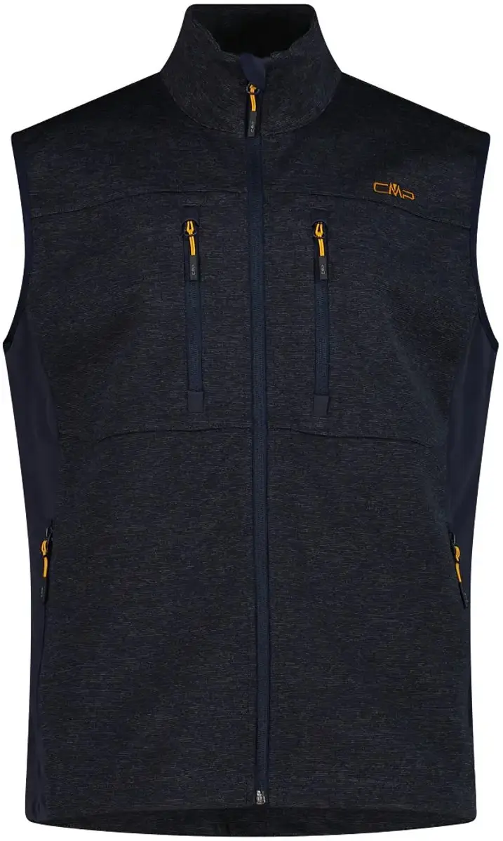 CMP Softshell Zonder Mouwen Jacquard