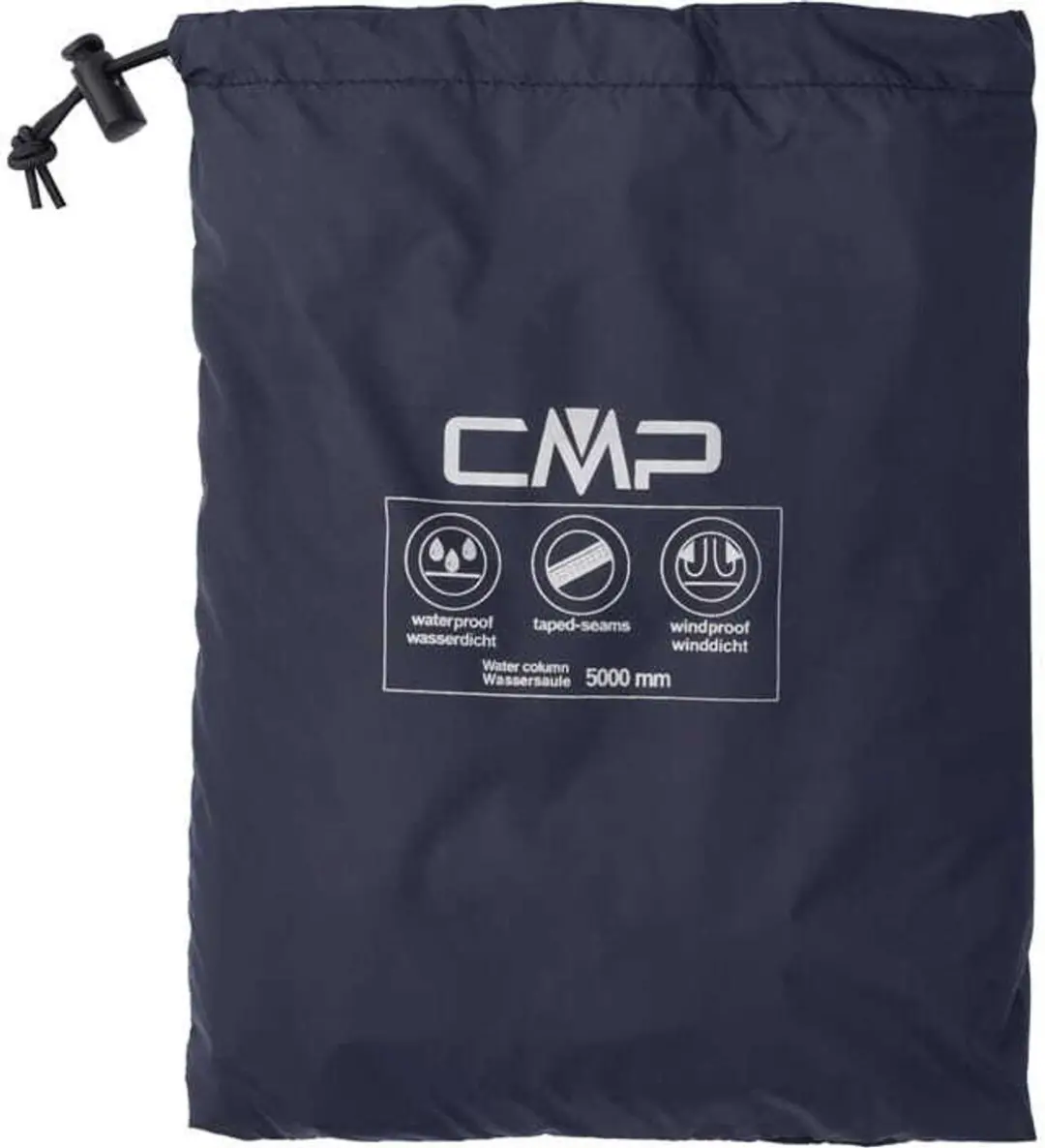 CMP Waterdichte Jas met Capuchon - Dusty Blue - L - afbeelding 2 van 2