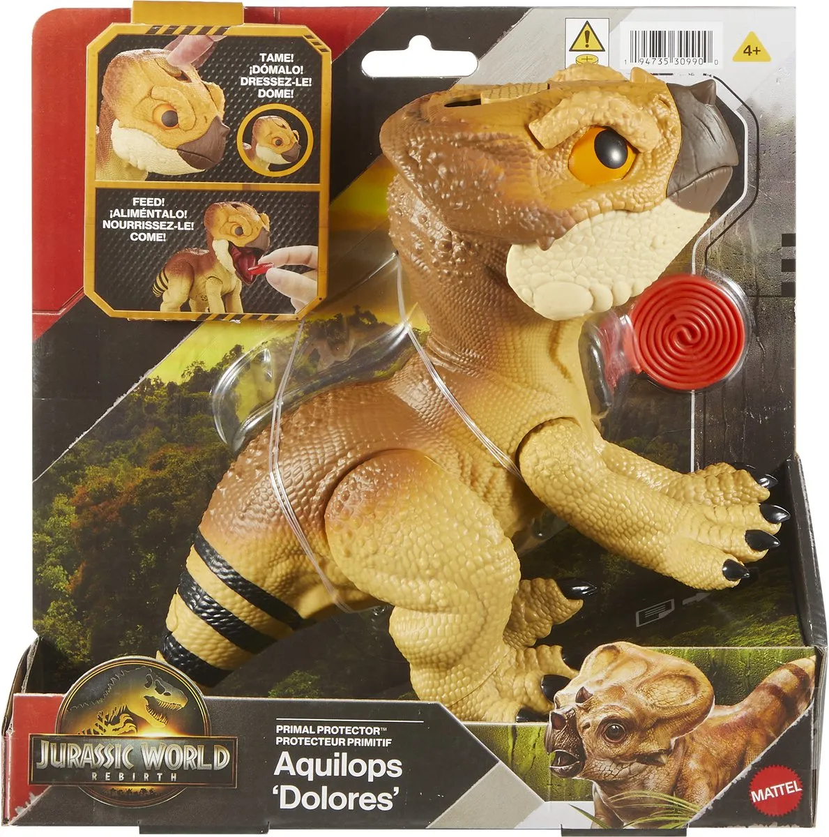 Jurassic World Rebirth Aquilops Beschermdier - Dolores MATTJGC01 - Met geluiden