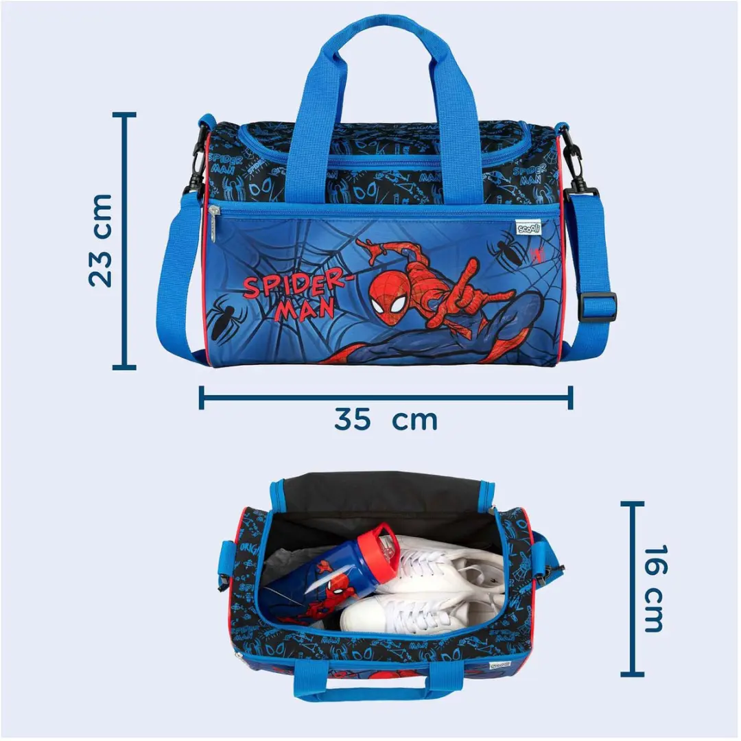 Scooli Spider-Man Sporttas 35cm - 10,5l - afbeelding 6 van 6