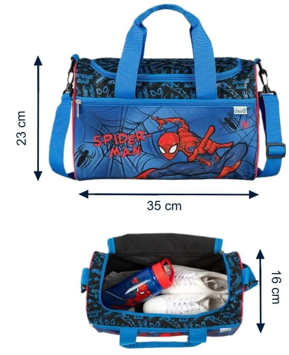 Scooli Spider-Man Sporttas 35cm - 10,5l - afbeelding 2 van 6
