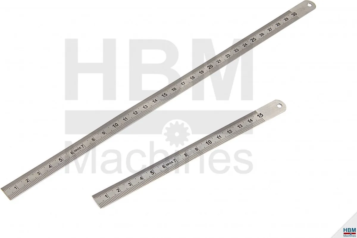 HBM Flexibele RVS Liniaal 300mm - Metaal