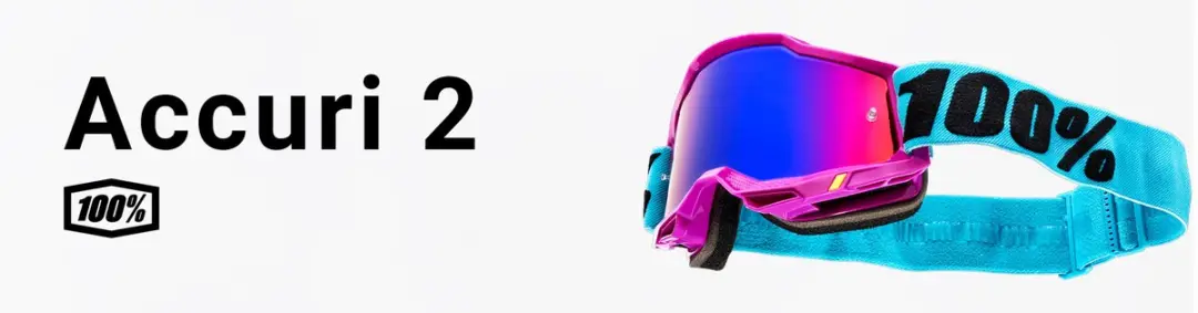 100% Accuri 2 Cross Goggles - Blauw - afbeelding 4 van 5