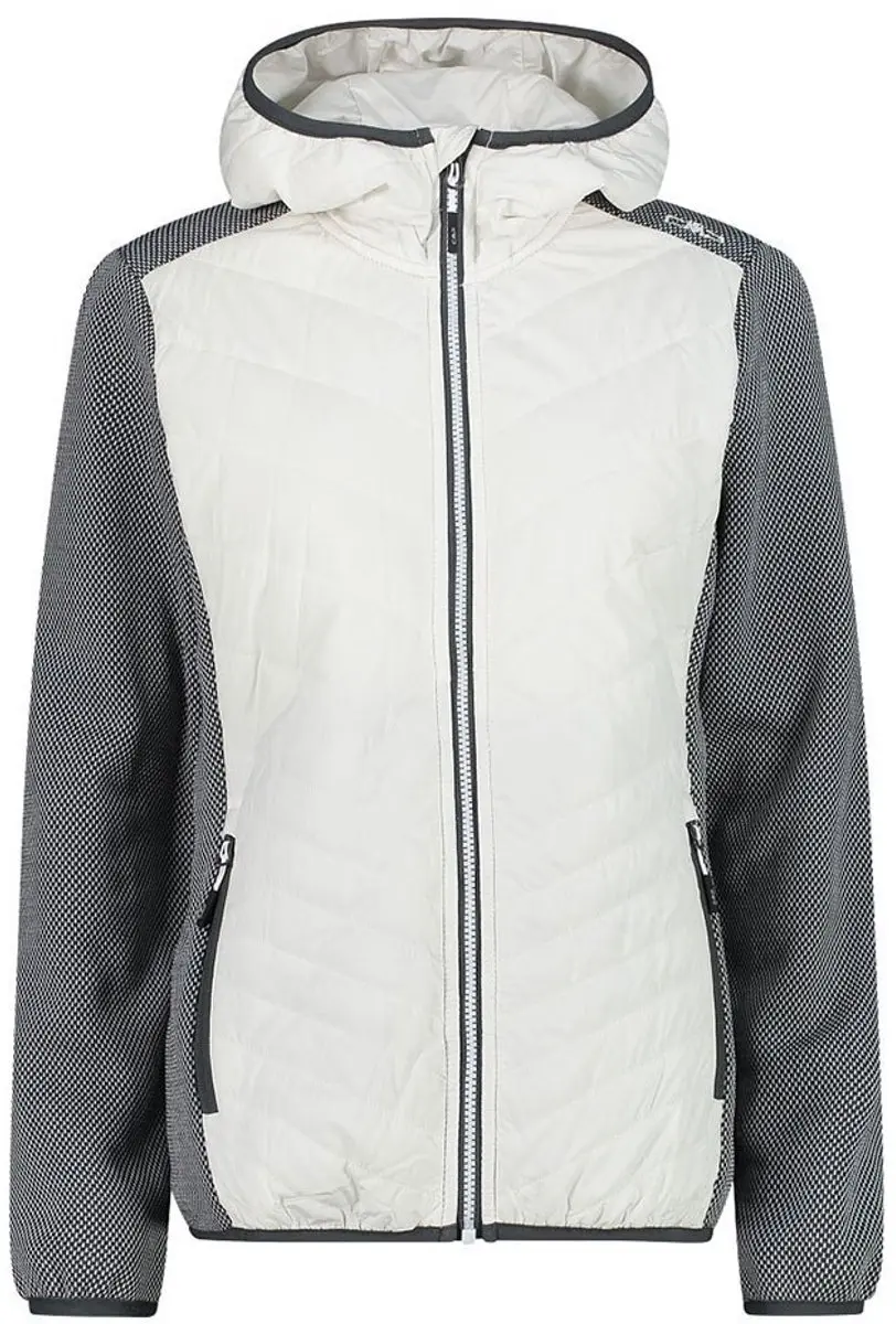 CMP Hybrid Fix Hood Damesjack met capuchon - Gesso - XS - afbeelding 3 van 5