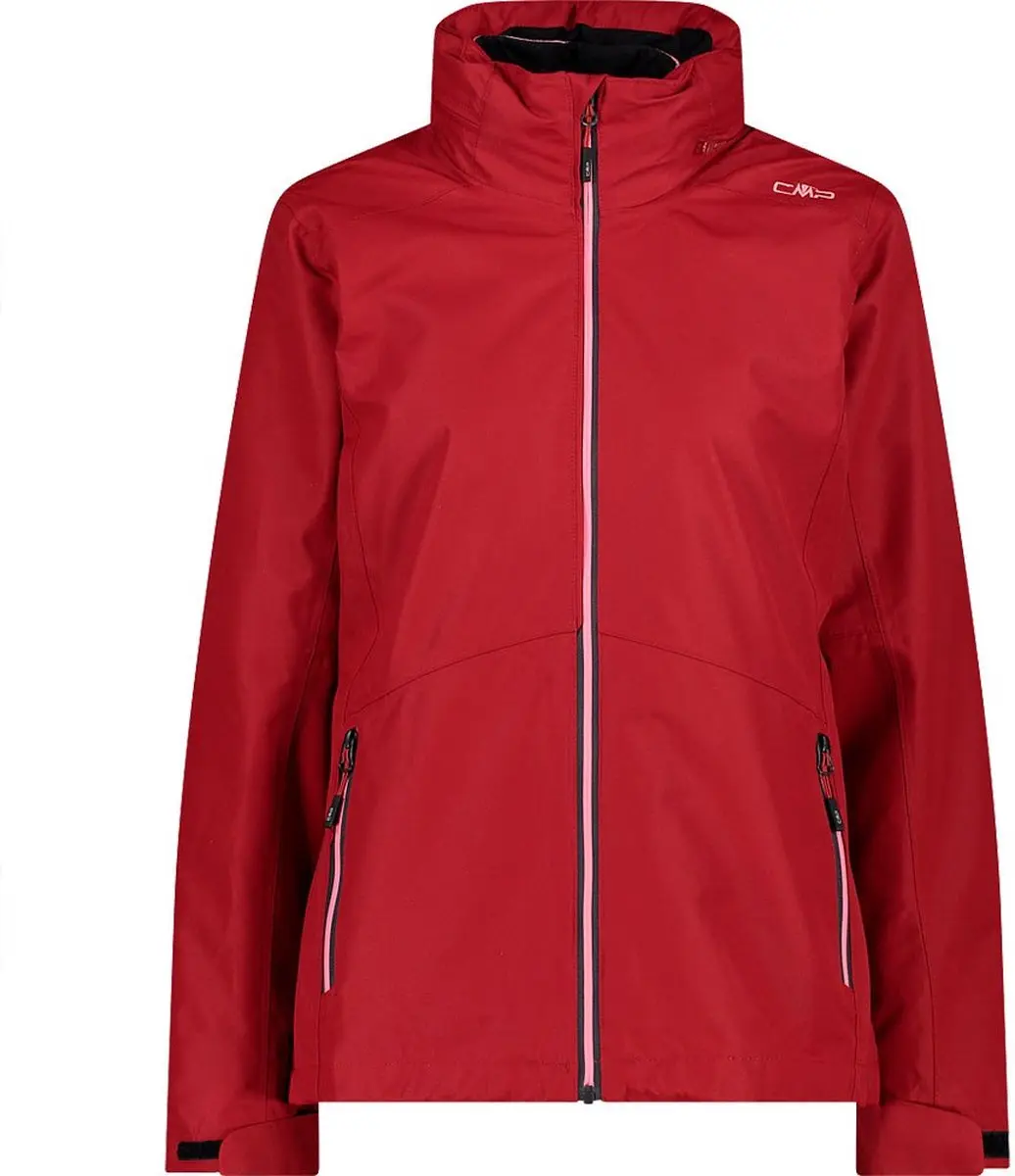 Cmp Zip Hood Detachable Inner 32z1436d Afneembare Jas Rood 2XS Vrouw
