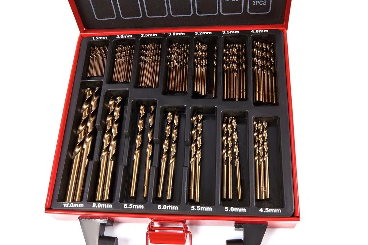 HBM 99-delige HSS 5% Cobalt Borenset - Metaal
