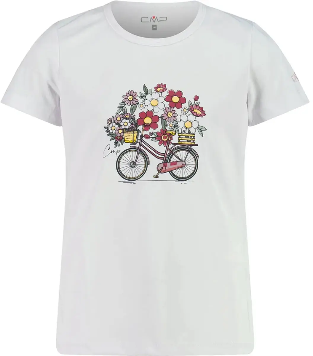 CMP T-shirt techniek bedrukt meisje - Bianco - afbeelding 6 van 6