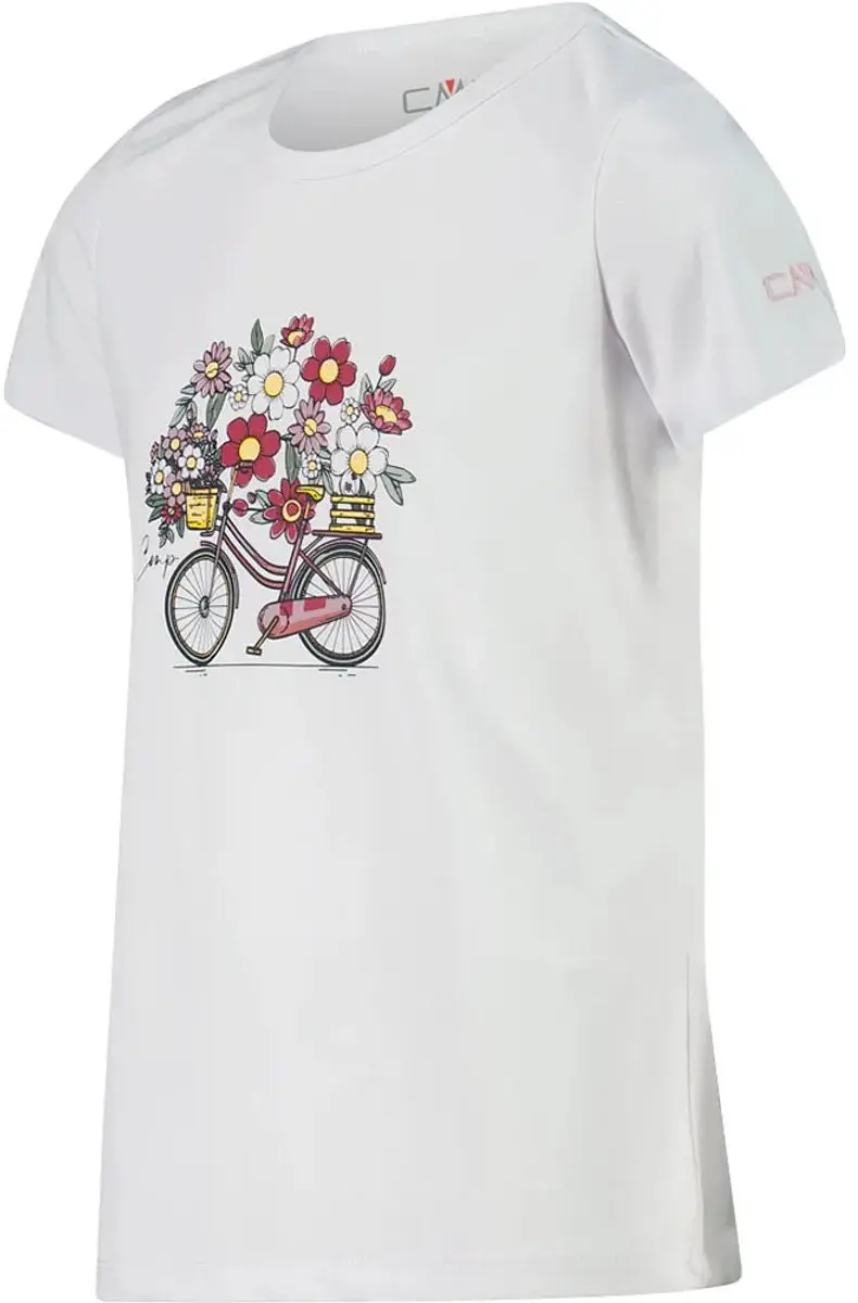 CMP T-shirt techniek bedrukt meisje - Bianco - afbeelding 5 van 6