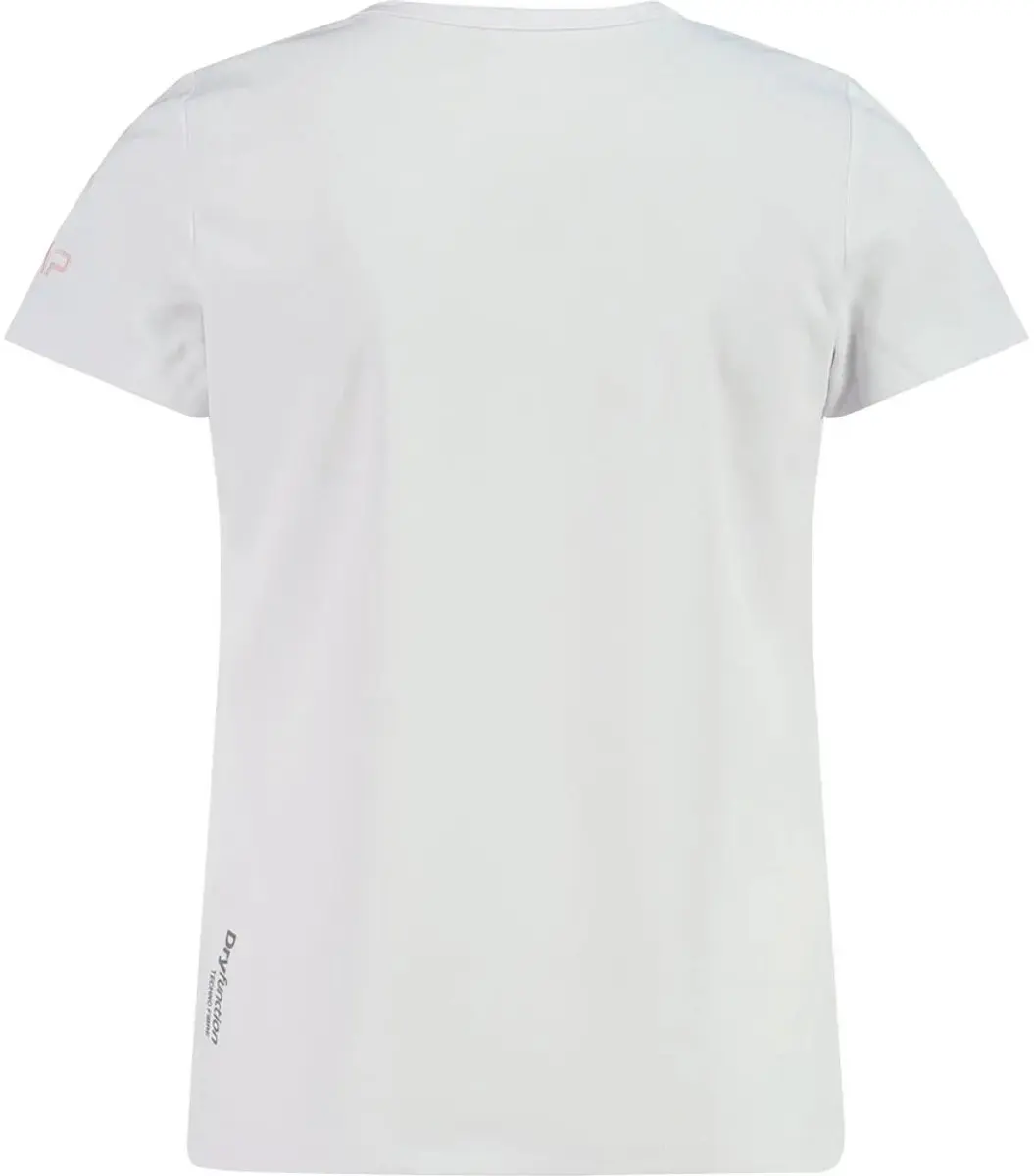 CMP T-shirt techniek bedrukt meisje - Bianco - afbeelding 2 van 6
