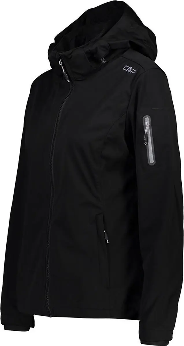 CMP Light Softshell Jasje Dames - Zwart - XXS - afbeelding 3 van 3