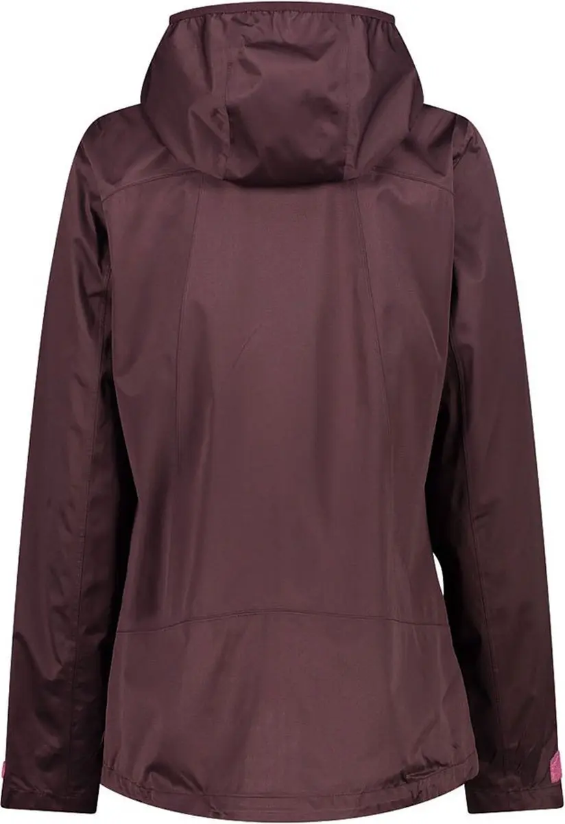 CMP Fix Hood Dames Waterdichte Jas - Plum - L - afbeelding 2 van 3