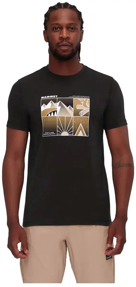 Mammut Core Outdoor T-shirt Met Korte Mouwen Zwart L Man