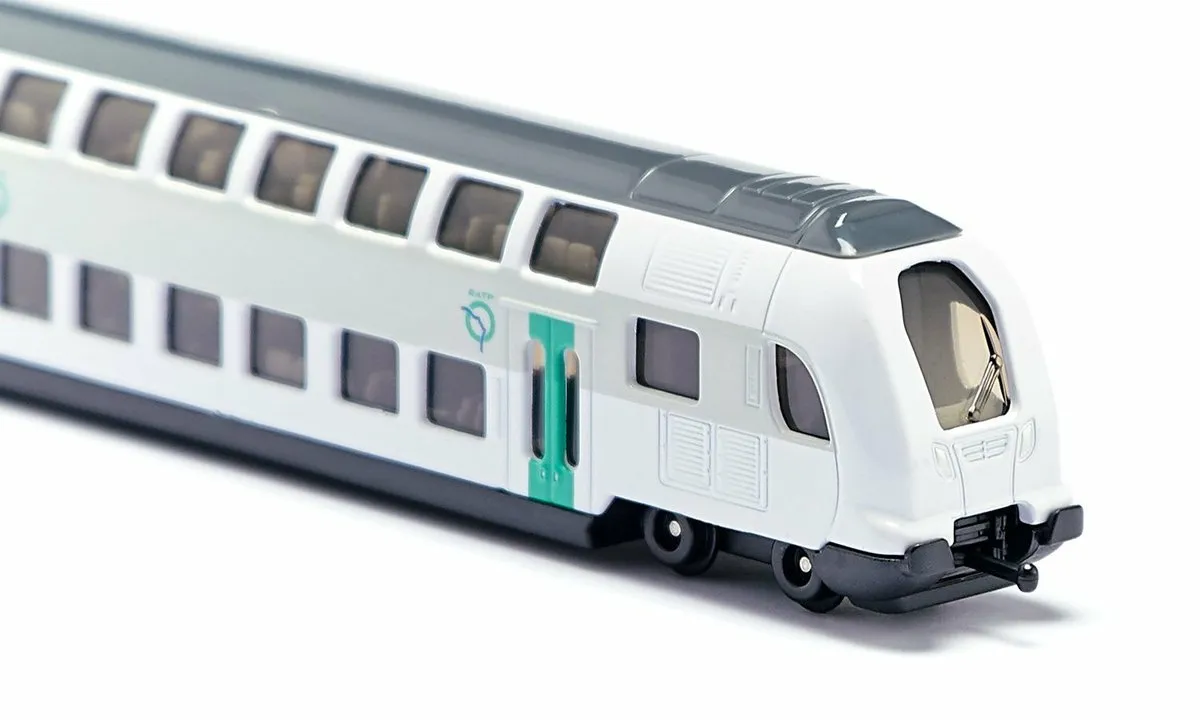 SIKU 1791001 Dubbeldektrein RATP - Schaal 1:87 - Wit