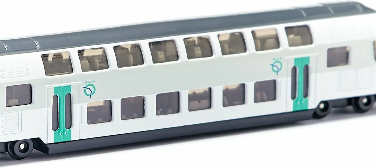 SIKU 1791001 Dubbeldektrein RATP - Schaal 1:87 - Wit - afbeelding 6 van 6