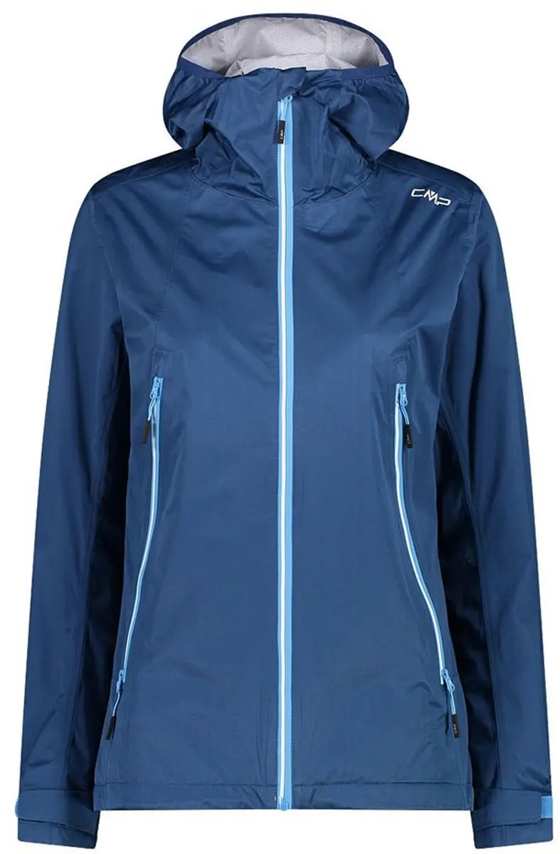 CMP Fix Hood Waterdichte Jas Dames - Dusty Blue - afbeelding 3 van 4