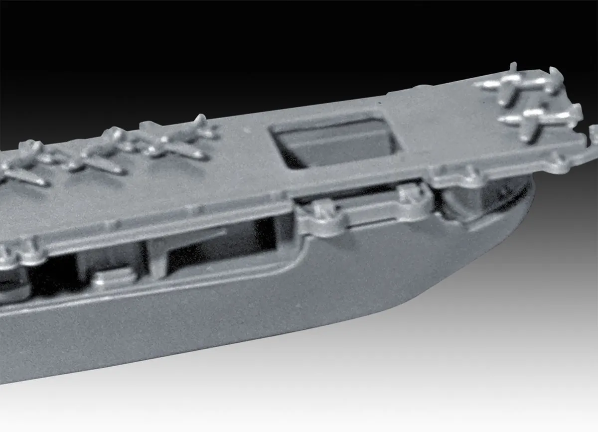 Revell USS Enterprise CV-6 Modelbouwpakket 1:1200 - 38 Onderdelen