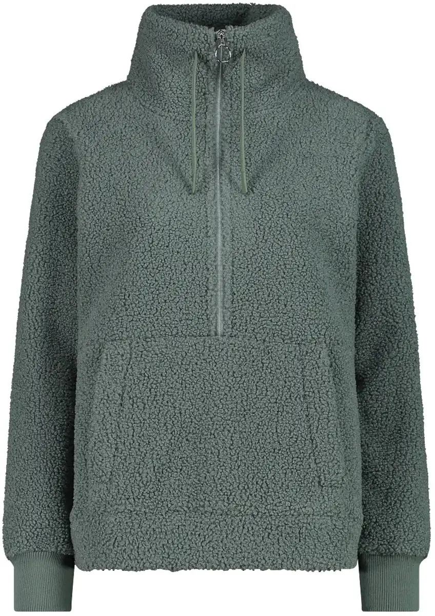 Dames sweatshirt met halve rits CMP