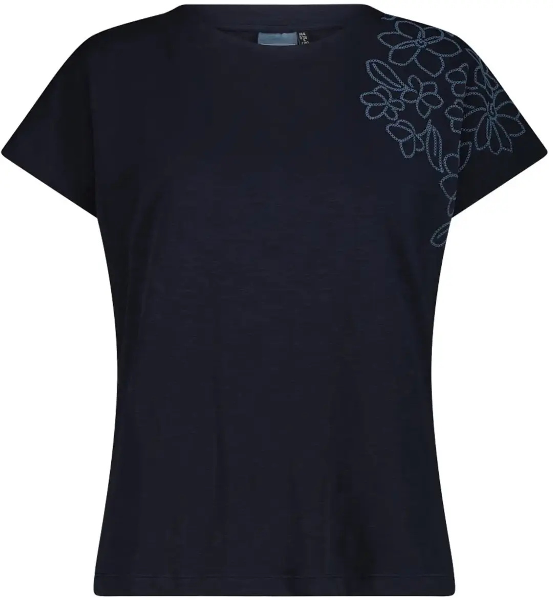 T-shirt van rekbare katoen jersey dames CMP