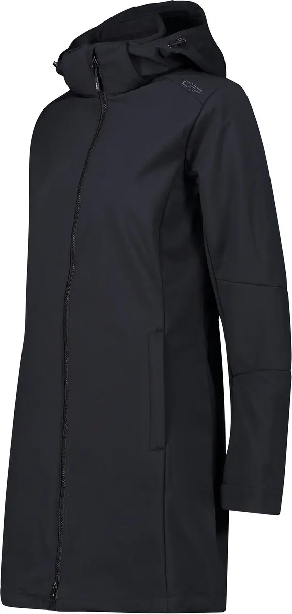 CMP Longline Softshelljack Dames - Zwart - 2XL - afbeelding 4 van 6