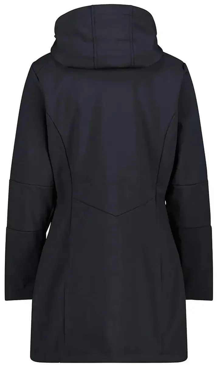 CMP Longline Softshelljack Dames - Zwart - 2XL - afbeelding 6 van 6