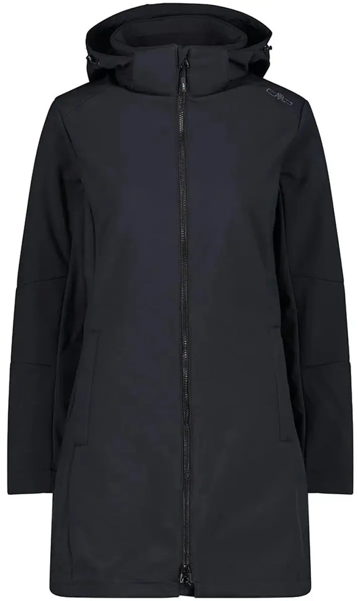 CMP Longline Softshelljack Dames - Zwart - 2XL - afbeelding 3 van 6