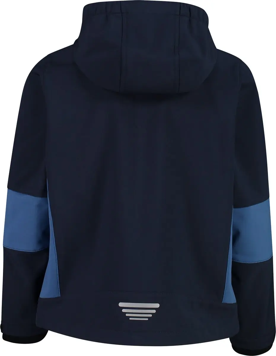 CMP Softshell Hoodie Kinder - Blue/Dusty Blue - 128 - afbeelding 2 van 3