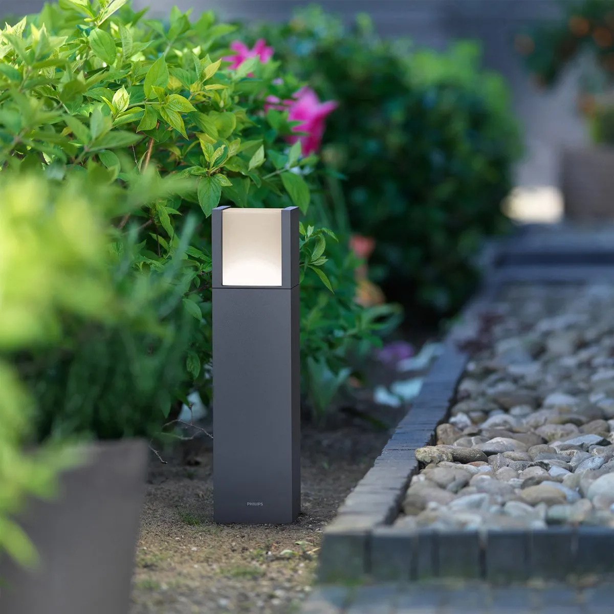 Philips Arbour Sokkelamp 3.8W - Antraciet - afbeelding 6 van 6