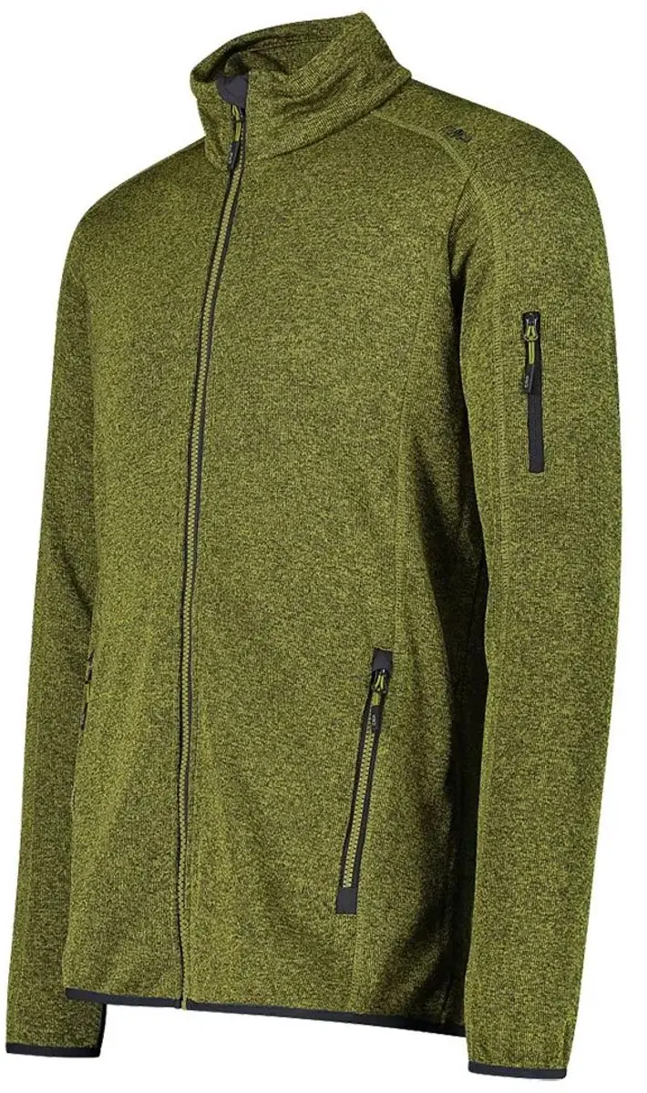 CMP Heren Fleece - Moss/Antraciet - 2XL - afbeelding 3 van 3