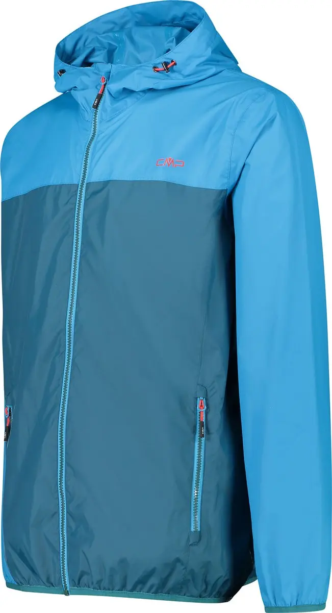 CMP Rain Fix Hood Jasje Heren - Blauw - M - afbeelding 2 van 3