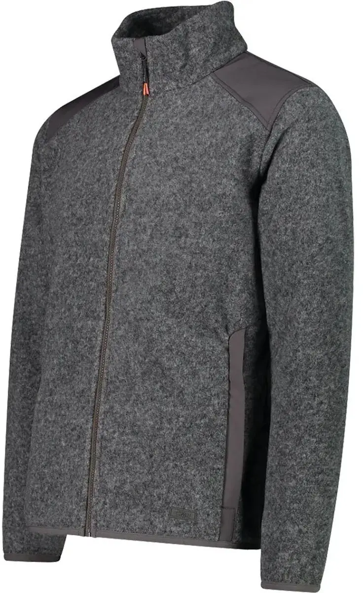 CMP Heren Jas Gerecycled Polyester - Grijs - XL - afbeelding 3 van 3
