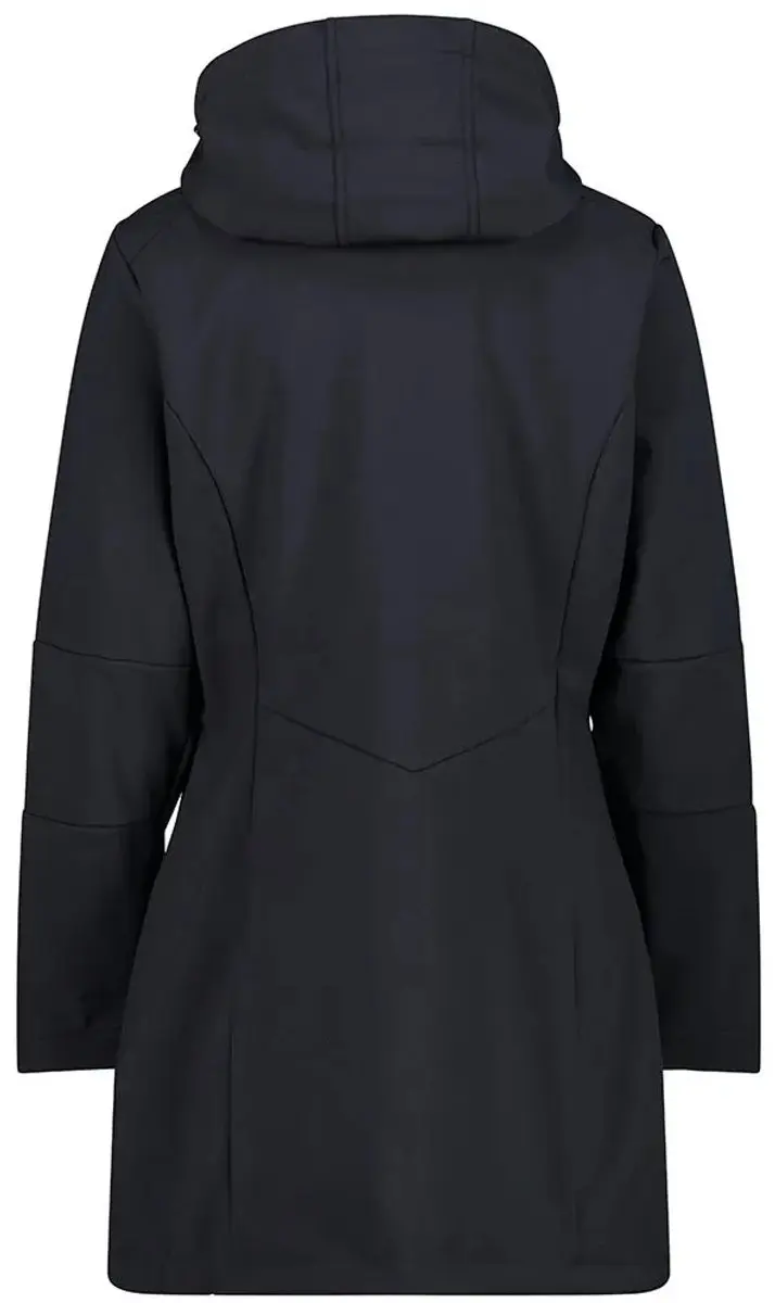 CMP Longline Softshell Jas Dames - Zwart - afbeelding 3 van 6