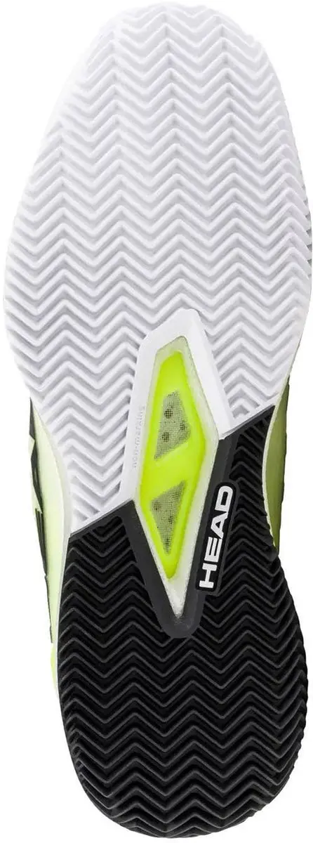 Head Endure Pro Clay Heren Tennisschoenen - 46 - Geel/Wit - afbeelding 3 van 6