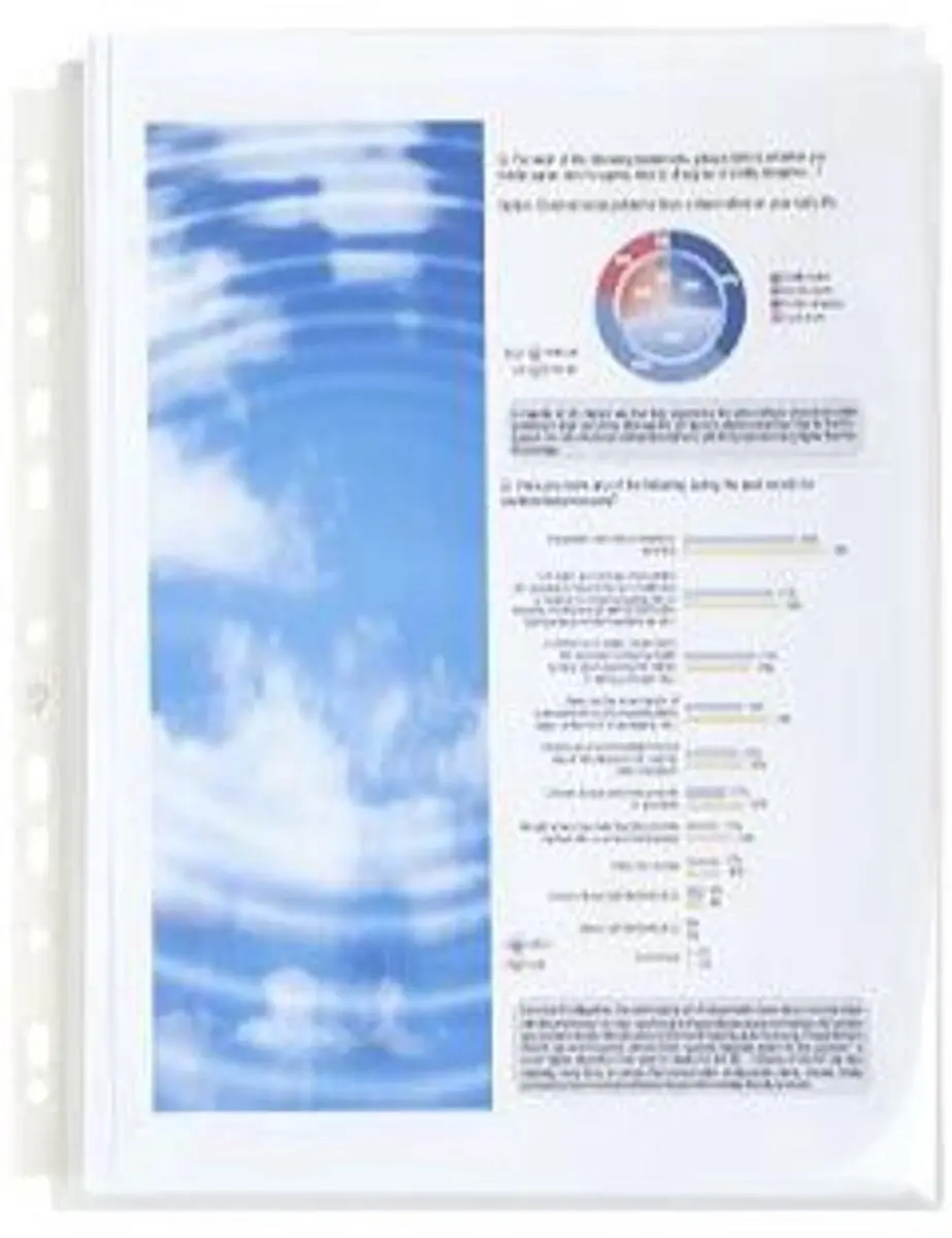 Exacompta 5507E sheet protector 210 x 297 mm (A4) Polypropyleen (PP) 10 stuk(s)