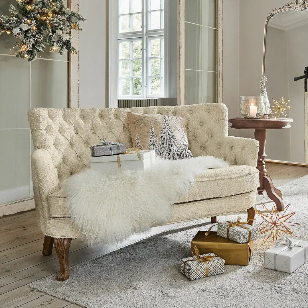 Loberon Calgary Bank - Beige - afbeelding 3 van 6