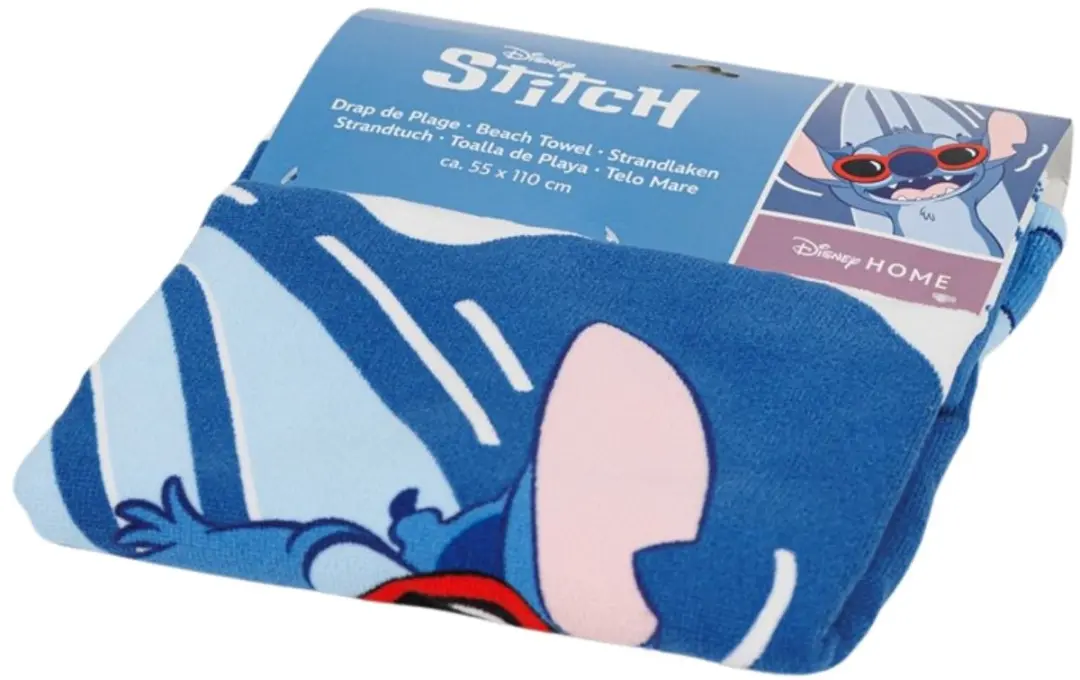 Lilo & Stitch Poncho - Blauw/Wit - 55 x 110 cm - afbeelding 3 van 6