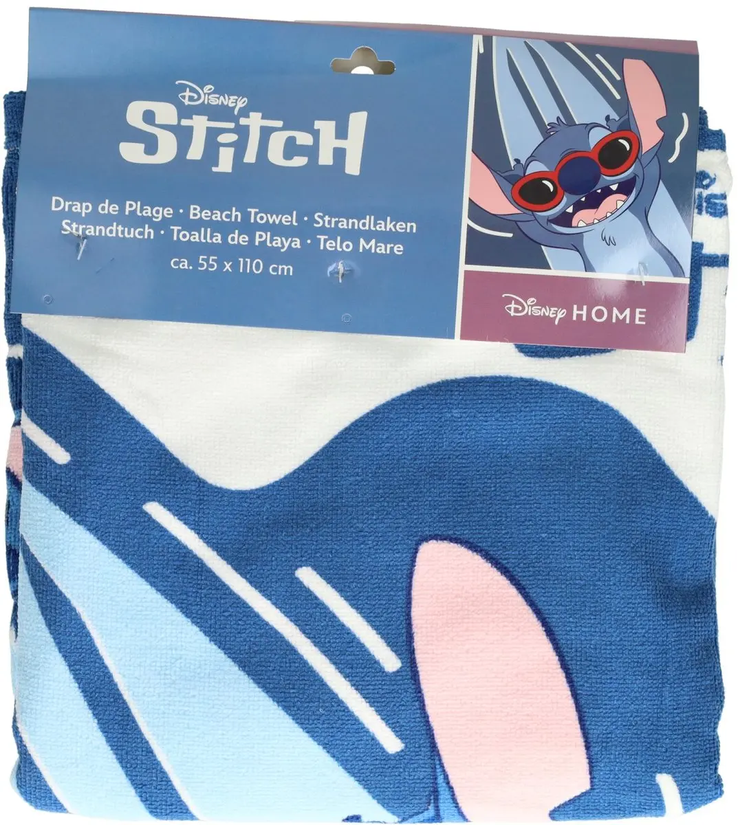 Lilo & Stitch Poncho - Blauw/Wit - 55 x 110 cm - afbeelding 5 van 6