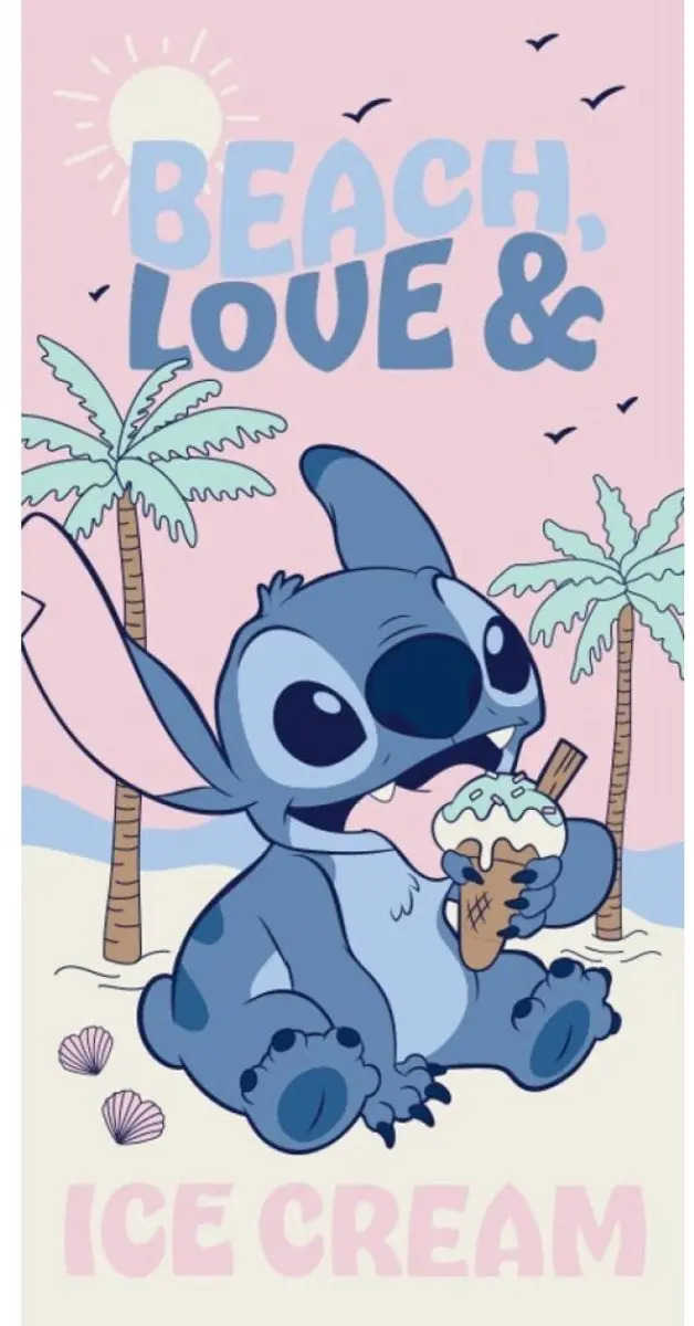 Lilo & Stitch Beach and Love Strandlaken 70x140cm
