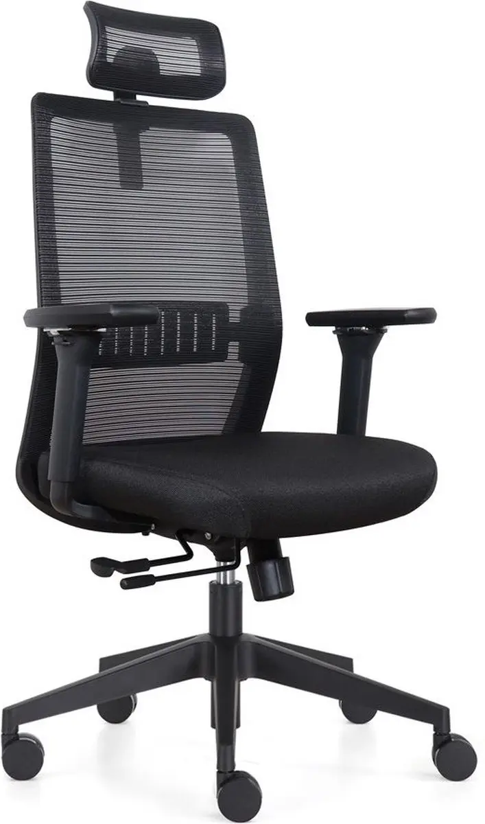 IVOL Ergonomische Bureaustoel Napoli Deluxe 4D Zwart
