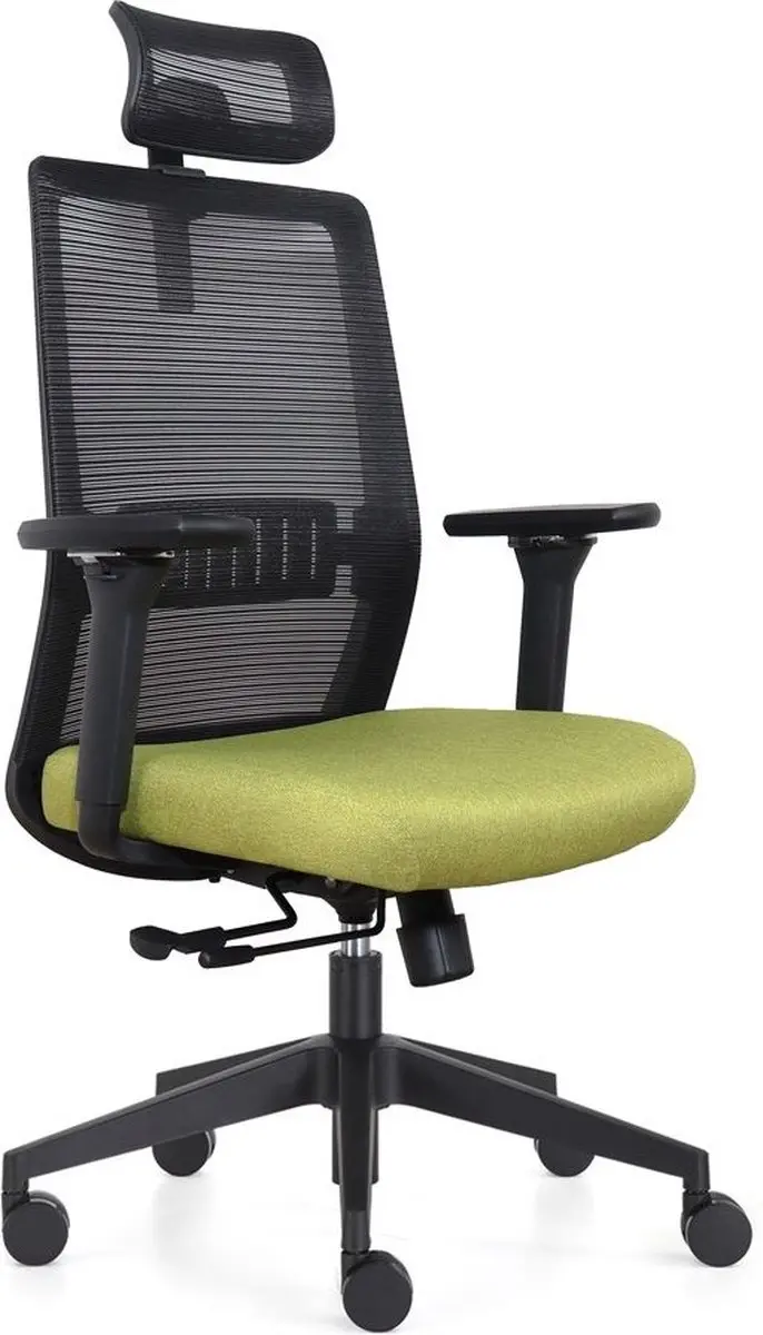 IVOL Ergonomische Bureaustoel Napoli Deluxe 4D Limegroen