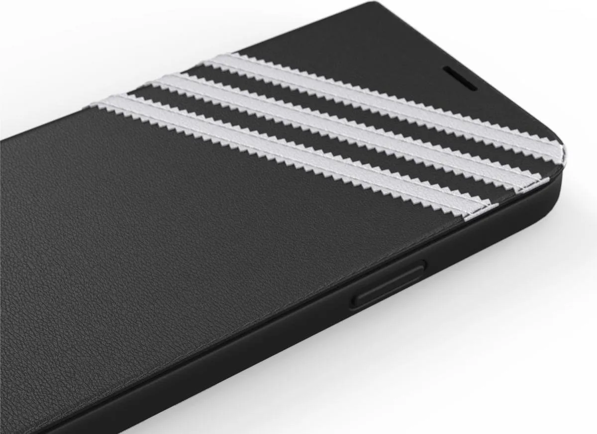 Adidas Booklet Case PU Kunstleer - iPhone 12 Pro Max - 3 Stuks - Zwart - afbeelding 6 van 6