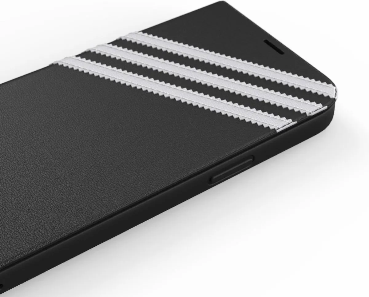 Adidas Booklet Case PU Kunstleer - iPhone 12 Pro Max - 3 Stuks - Zwart - afbeelding 2 van 6